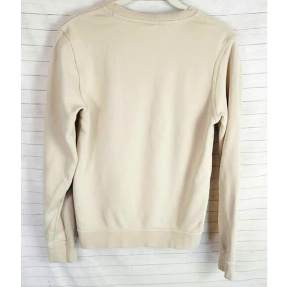 Nike Mens Club French Terry Crew Top Sweatshirt in Light Tan, sz Small - Picture 7 of 11